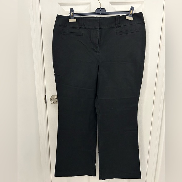 Anne Taylor Curvy Black Dress Pants, Sz 16 - Picture 1 of 6